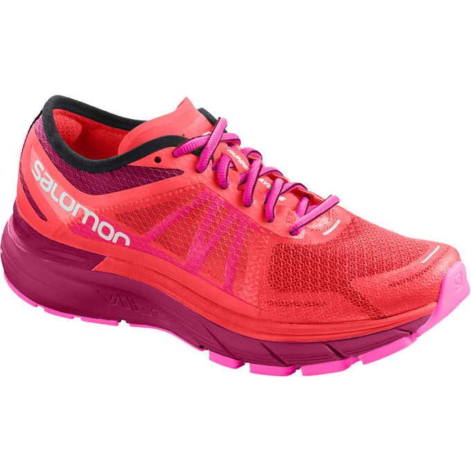 Salomon Singapore Womens Running Shoes - SONIC RA MAX W Red/Black | 54309-ITUC